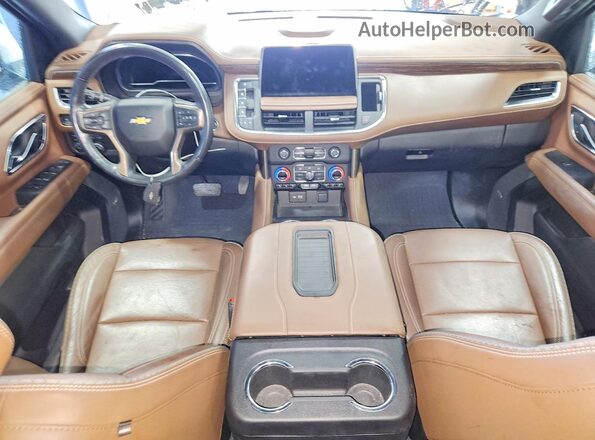 1GNSKTKL4NR302655 2022 CHEVROLET TAHOE White Вид панелі приладів