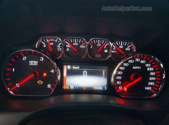 1GT12SE86GF114262 2016 GMC SIERRA Silver Вид щитка приладів