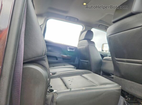 1GT12TE89GF116643 2016 GMC SIERRA Black Rear seats view