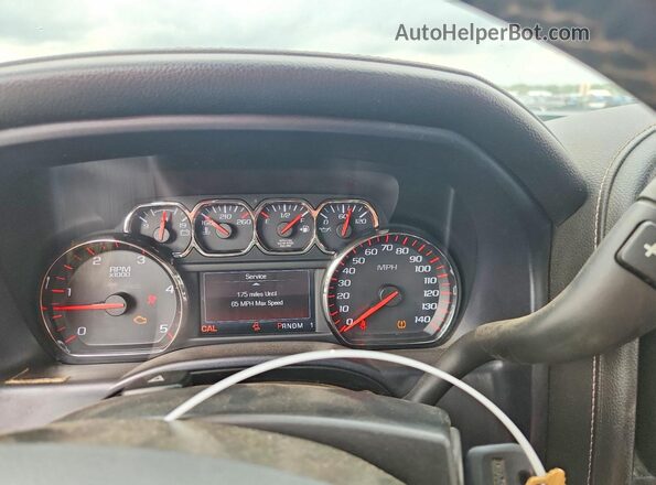 1GT12TE89GF116643 2016 GMC SIERRA Black Instrument cluster view