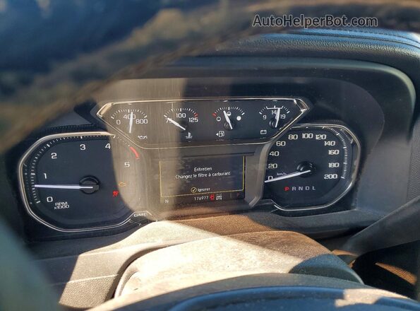 1GT19PEY7PF164810 2023 GMC SIERRA Blue Instrument cluster view