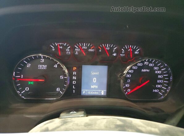 1GT22REG8HZ273448 2017 GMC SIERRA White Widok zestawu wskaźników