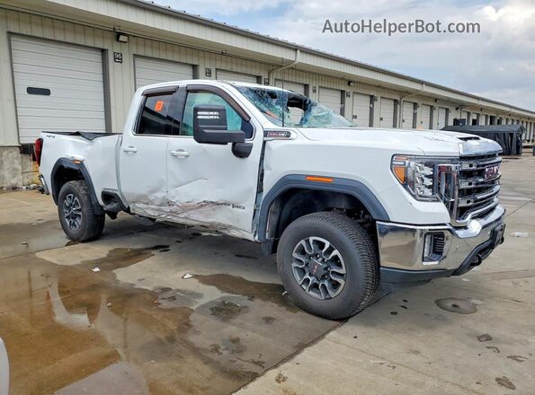1GT29ME72MF237734 2021 GMC SIERRA White Передня права чверть
