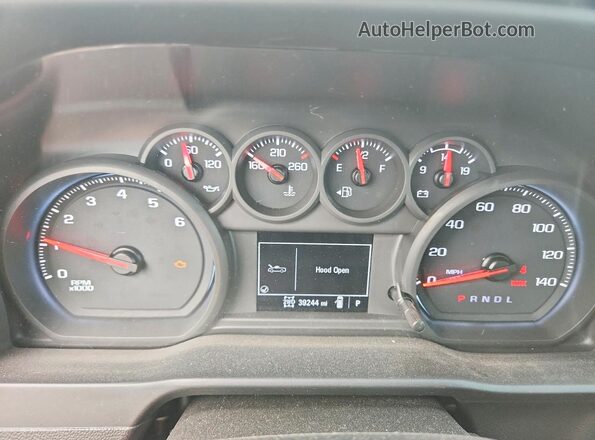 1GT39LE79PF108327 2023 GMC SIERRA Серебряный Вид щитка приборов