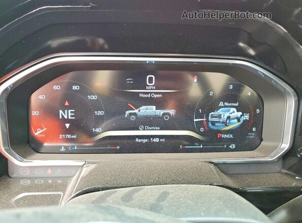 1GT3UTEY3TF167178 2026 GMC SIERRA Red Widok zestawu wskaźników