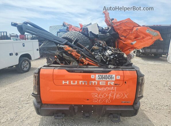 1GT40DDA7RU104079 2024 GMC HUMMER Оранжевый Вид сзади