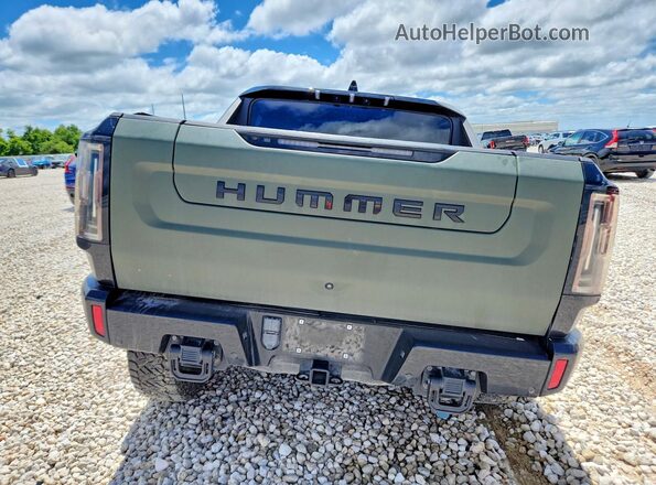 1GT40FDA9NU100217 2022 GMC HUMMER Green უკანა ხედი
