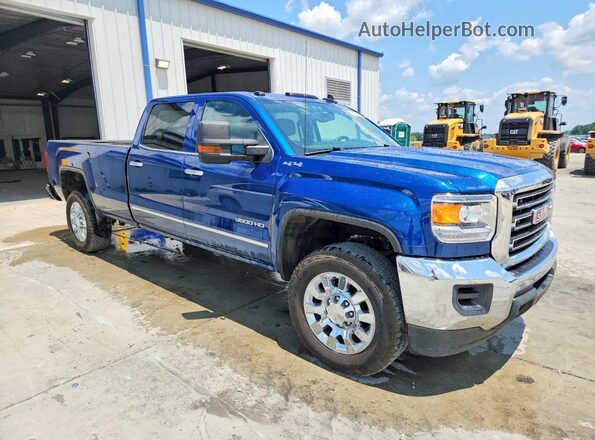1GT42VCG7HF162606 2017 GMC SIERRA Blue Delantero derecho