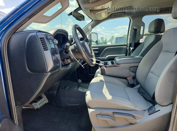 1GT42VCG7HF162606 2017 GMC SIERRA Blue Vista interior delantera