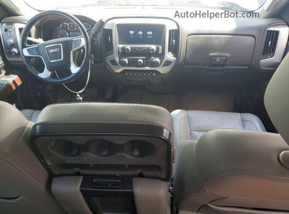 1GT42VCY1KF270641 2019 GMC SIERRA White Widok deski rozdzielczej