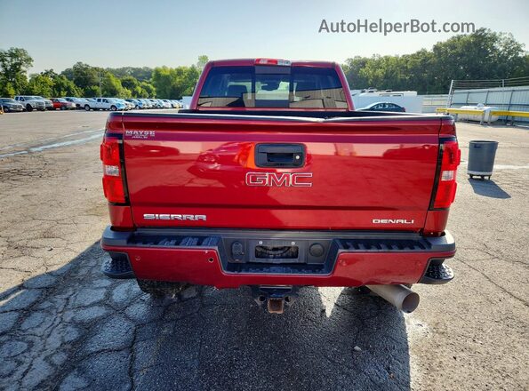 1GT42WEY8KF177599 2019 GMC SIERRA Красный Вид сзади