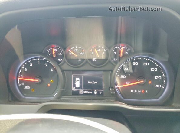 1GT49LE72NF284766 2022 GMC SIERRA Black Vista del cuadro de instrumentos