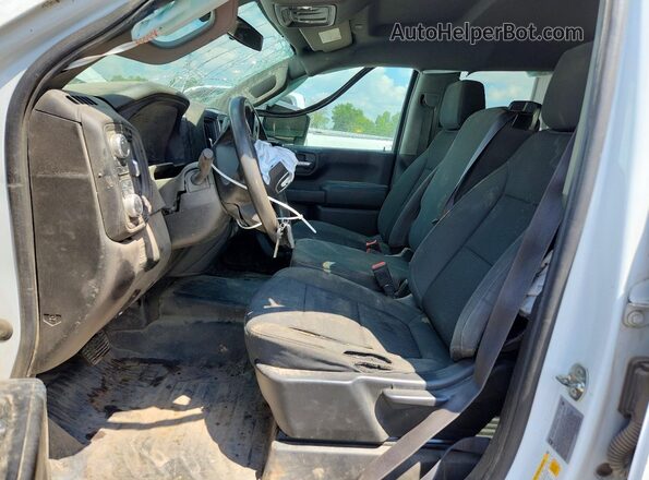 1GT49LEY5NF297732 2022 GMC SIERRA White Widok wnętrza z przodu