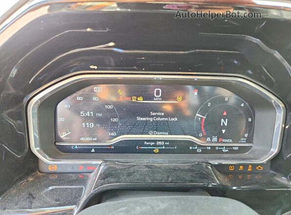 1GT49ME7XRF415924 2024 GMC SIERRA Black Instrument cluster view
