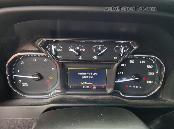 1GT49MEY2PF197743 2023 GMC SIERRA Black Instrument cluster view