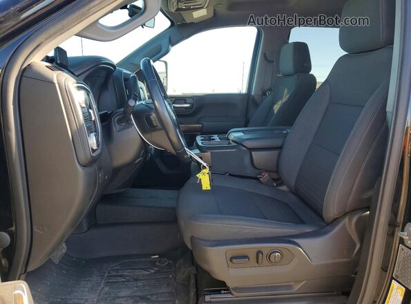 1GT49MEY7MF224124 2021 GMC SIERRA Black Widok wnętrza z przodu