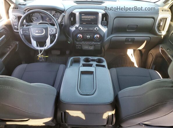 1GT49MEY7MF224124 2021 GMC SIERRA Black Widok deski rozdzielczej