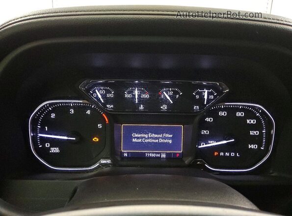 1GT49MEY8PF211922 2023 GMC SIERRA Белый Вид щитка приборов