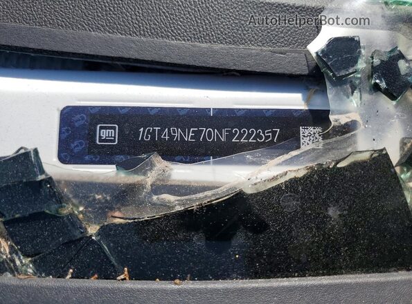 1GT49NE70NF222357 2022 GMC SIERRA White Engine compartment view