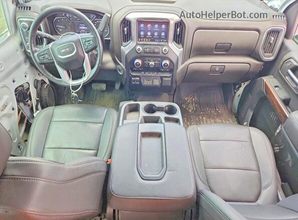 1GT49NEY4PF103805 2023 GMC SIERRA White Dashboard view