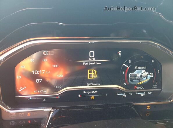 1GT49NEY9RF463476 2024 GMC SIERRA Белый Вид щитка приборов