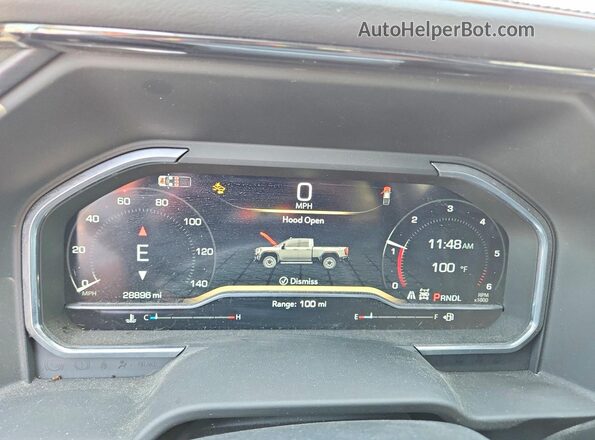 1GT49PE71RF359275 2024 GMC SIERRA Gray Instrument cluster view