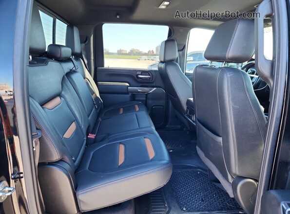 1GT49PEYONF192555 2022 GMC SIERRA Black უკანა სავარძლების ხედი
