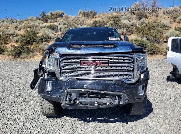 1GT49REY1NF111929 2022 GMC SIERRA Черный Вид спереди