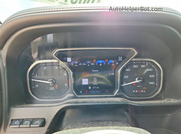 1GT49REY3LF229171 2020 GMC SIERRA White Instrument cluster view