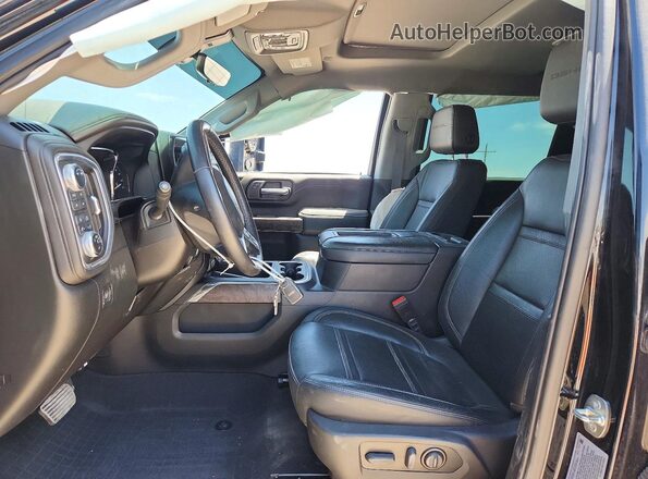 1GT49REY5NF120553 2022 GMC SIERRA Black Widok wnętrza z przodu