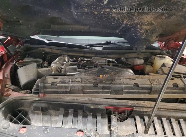1GT49REY6NF338372 2022 GMC SIERRA Красный Вид задней части салона