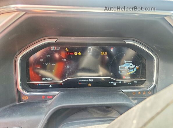 1GT49REY6RF382202 2024 GMC SIERRA Black Вид щитка приладів