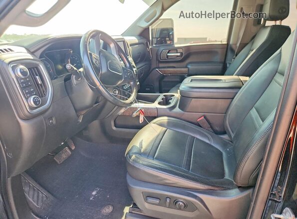 1GT49REY7NF114589 2022 GMC SIERRA Black Widok wnętrza z przodu