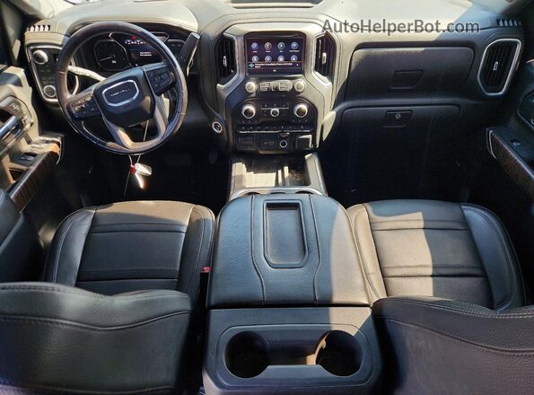 1GT49REY7NF114589 2022 GMC SIERRA Black Widok deski rozdzielczej