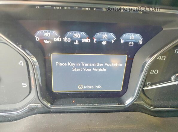 1GT49REYXPF204564 2023 GMC SIERRA Black Instrument cluster view