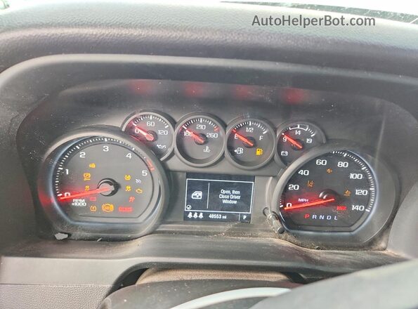 1GT49SEY3RF459843 2024 GMC SIERRA Gray Widok zestawu wskaźników