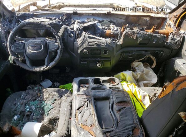 1GT49SEY7PF203864 2023 GMC SIERRA White Widok deski rozdzielczej