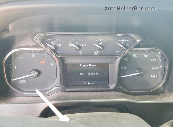 1GT49VEY7NF136827 2022 GMC SIERRA White Instrument cluster view