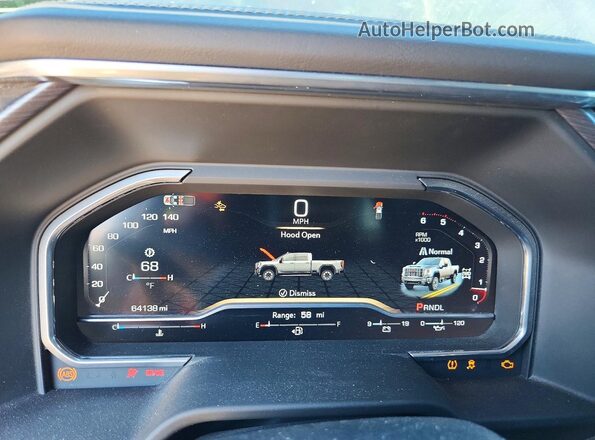 1GT49YEY6RF103891 2024 GMC SIERRA Черный Вид щитка приборов