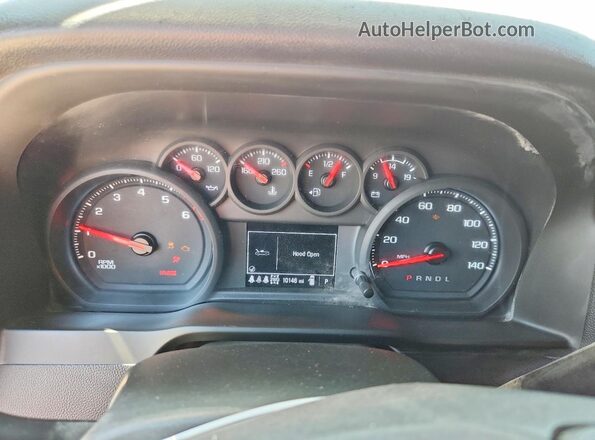 1GT4ULE78SF165842 2025 GMC SIERRA White Instrument cluster view