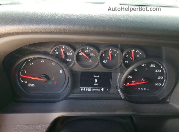1GT4ULEY0SF232118 2025 GMC SIERRA White ხელსაწყოთა პანელის ხედი