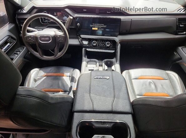 1GT4UPE76SF208470 2025 GMC SIERRA Black Առջևի վահանակի տեսք