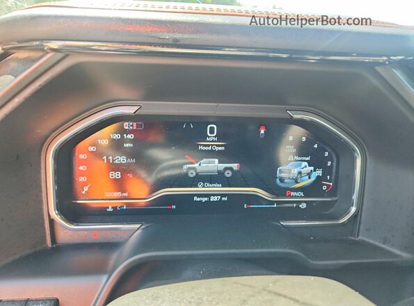 1GT4UPEY0SF146895 2025 GMC SIERRA Gray Vista del cuadro de instrumentos