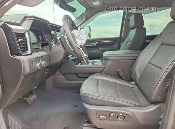 1GT4UREY0SF323151 2025 GMC SIERRA Black Widok wnętrza z przodu