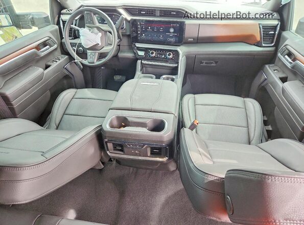 1GT4UREY0SF323151 2025 GMC SIERRA Black Widok deski rozdzielczej