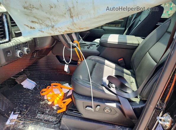 1GT4UREY4SF193049 2025 GMC SIERRA Черный Вид салона спереди