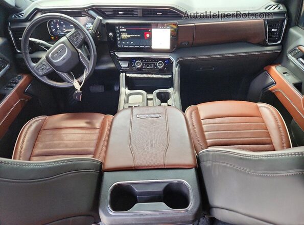 1GT4UXEY0SF273615 2025 GMC SIERRA Blue Dashboard view