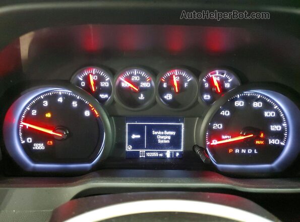 1GT59LE79NF322658 2022 GMC SIERRA Black Вид щитка приладів