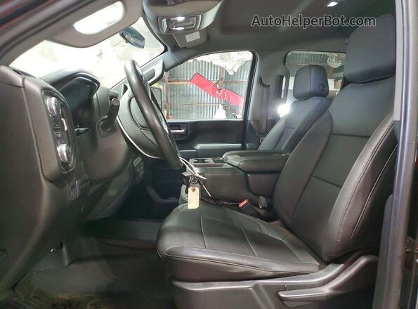 1GT59LE79NF322658 2022 GMC SIERRA Black Вид салону спереду