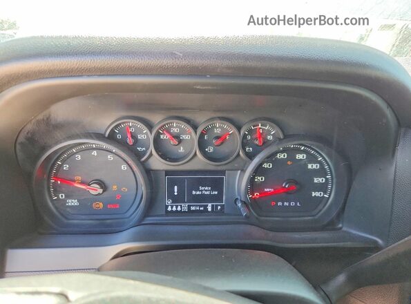 1GT5ULE74TF167142 2026 GMC SIERRA White Instrument cluster view